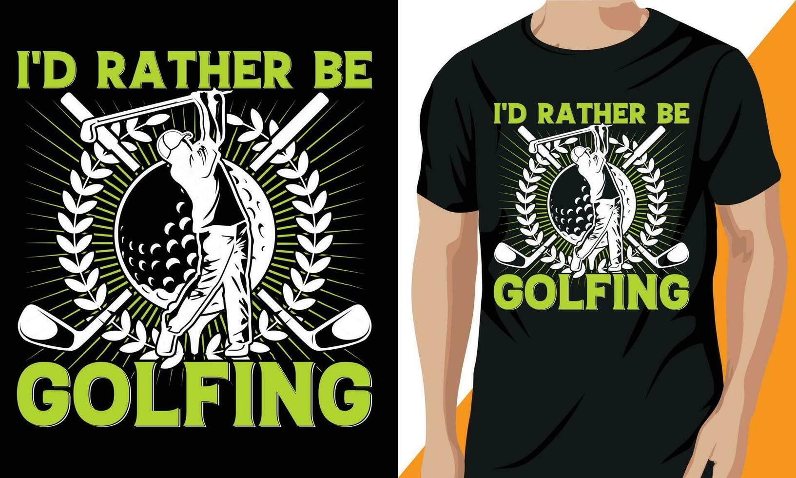 le golf T-shirt conception vecteur. meilleur le golf T-shirt conception vecteur