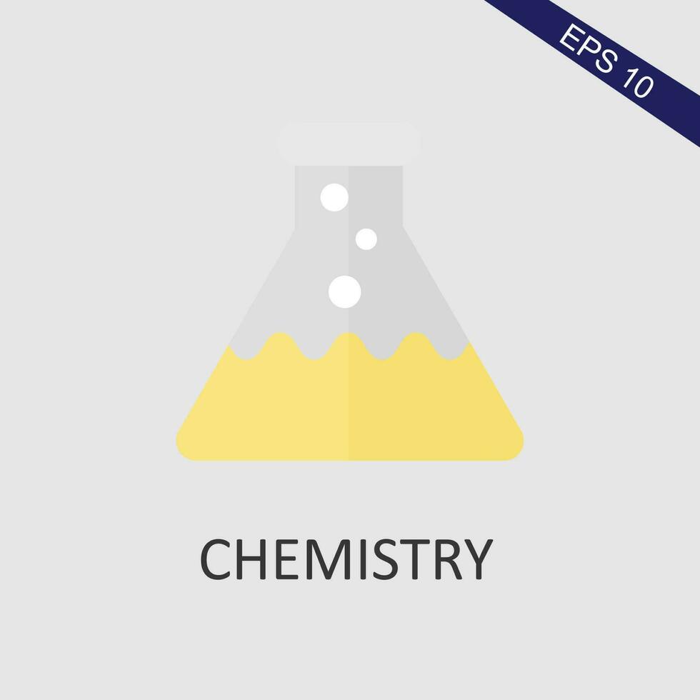 chimie plat icône vecteur eps fichier