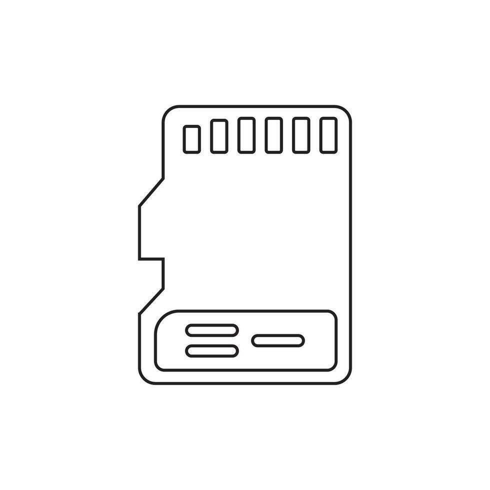 icône de la carte sim vecteur