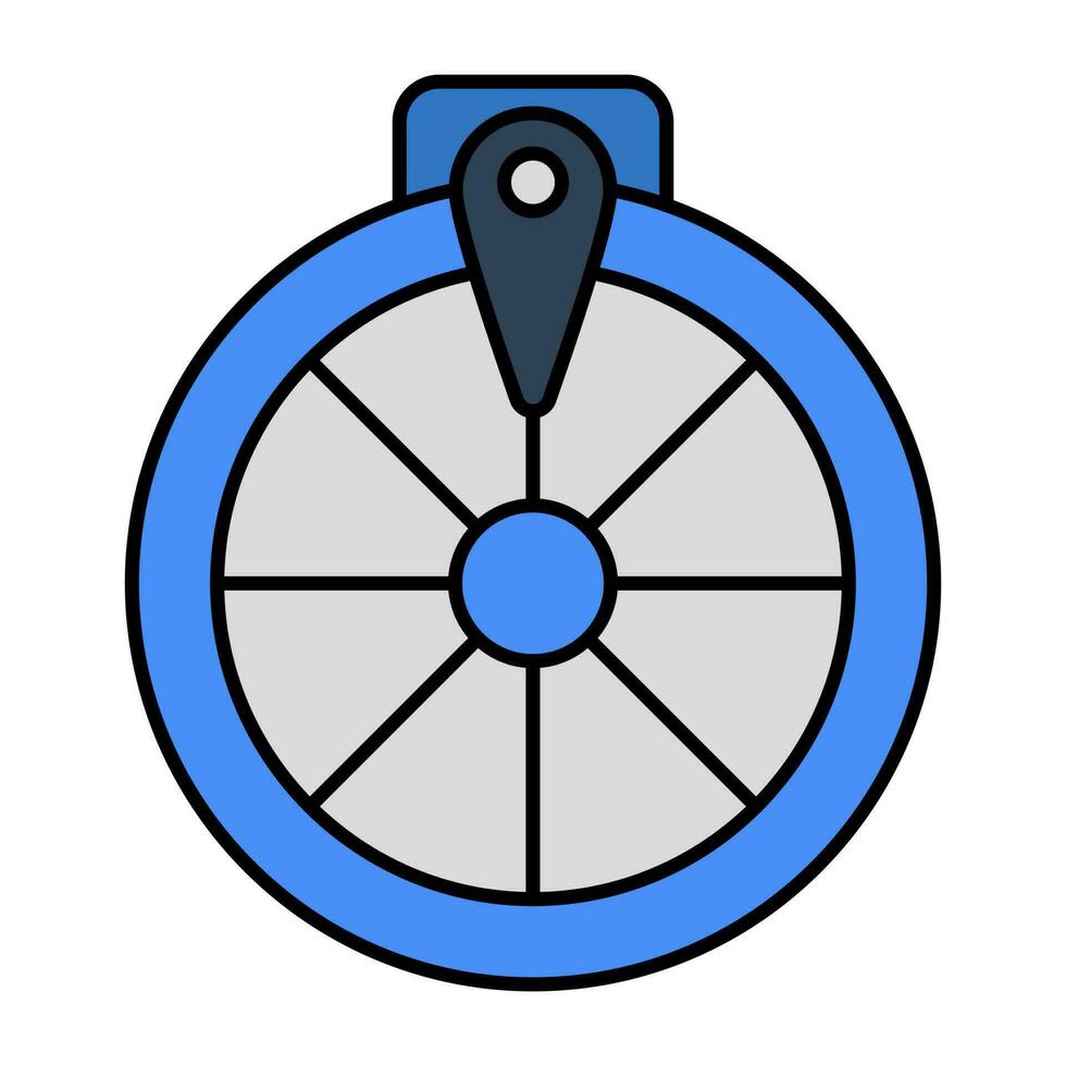 prime Télécharger icône de fortune roue vecteur