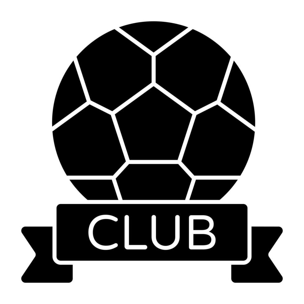 moderne conception icône de Football club badge vecteur