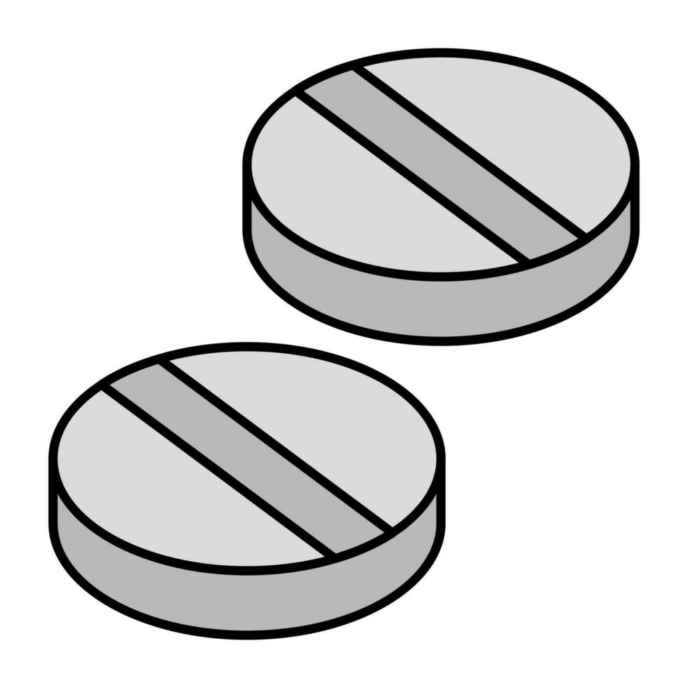 un modifiable conception icône de pilules vecteur