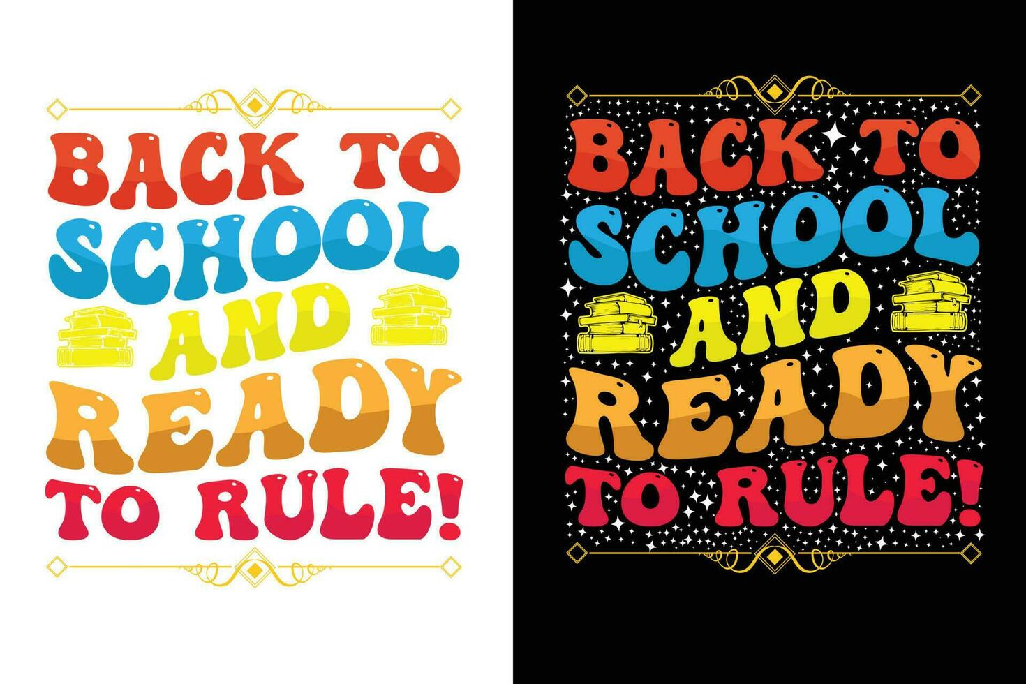 retour à école T-shirt conception, 100 journées de école, premier jour, 100 jours typographie T-shirt, des gamins T-shirt vecteur