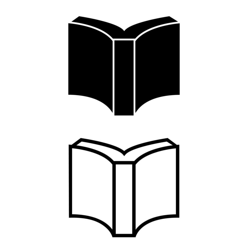 livre vecteur icône. carnet illustration signe. bibliothèque symbole ou logo.