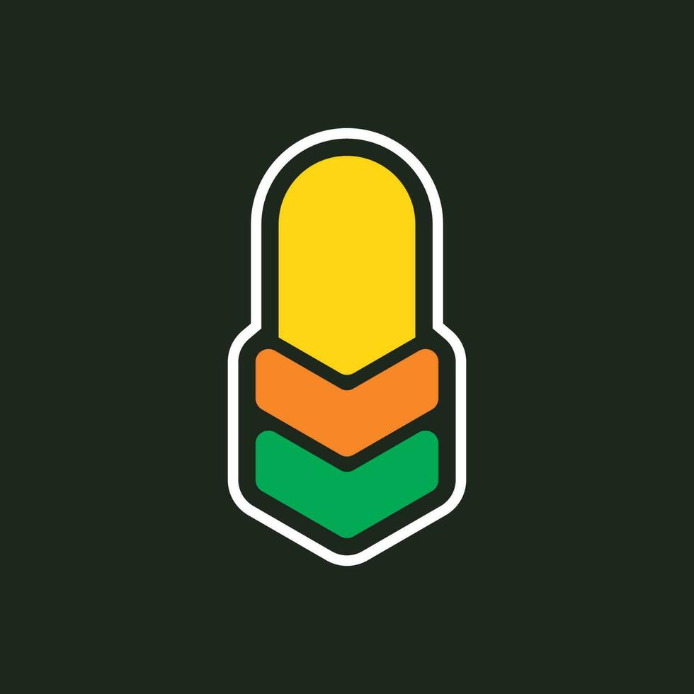 création de logo agricole vecteur