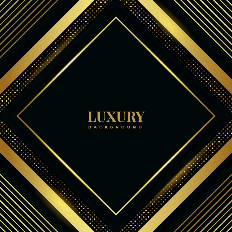 d'or luxe abattre lineart Contexte conception vecteur