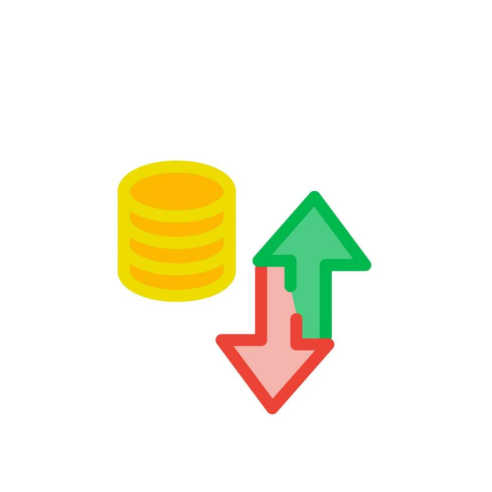 affaires la finance vecteur icône