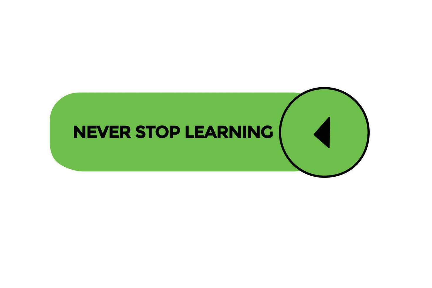 jamais Arrêtez apprentissage vecteurs, signe, niveau bulle discours jamais Arrêtez apprentissage vecteur