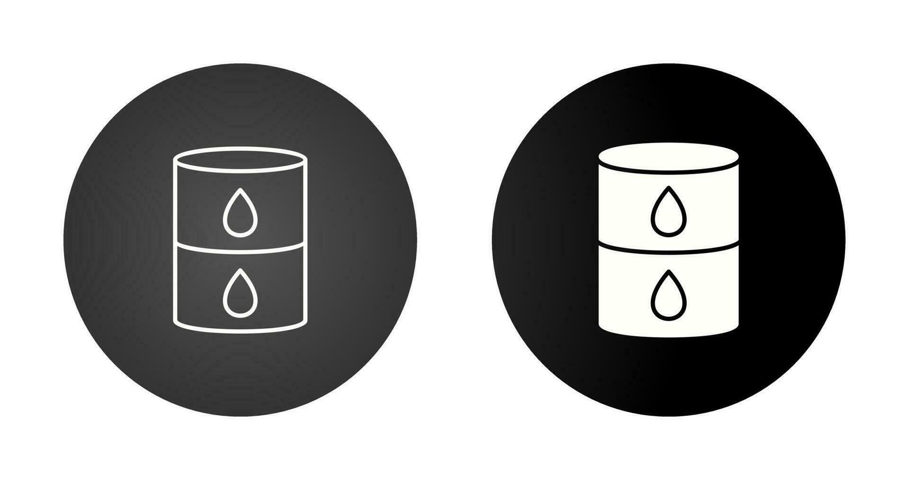 icône de vecteur de baril de pétrole