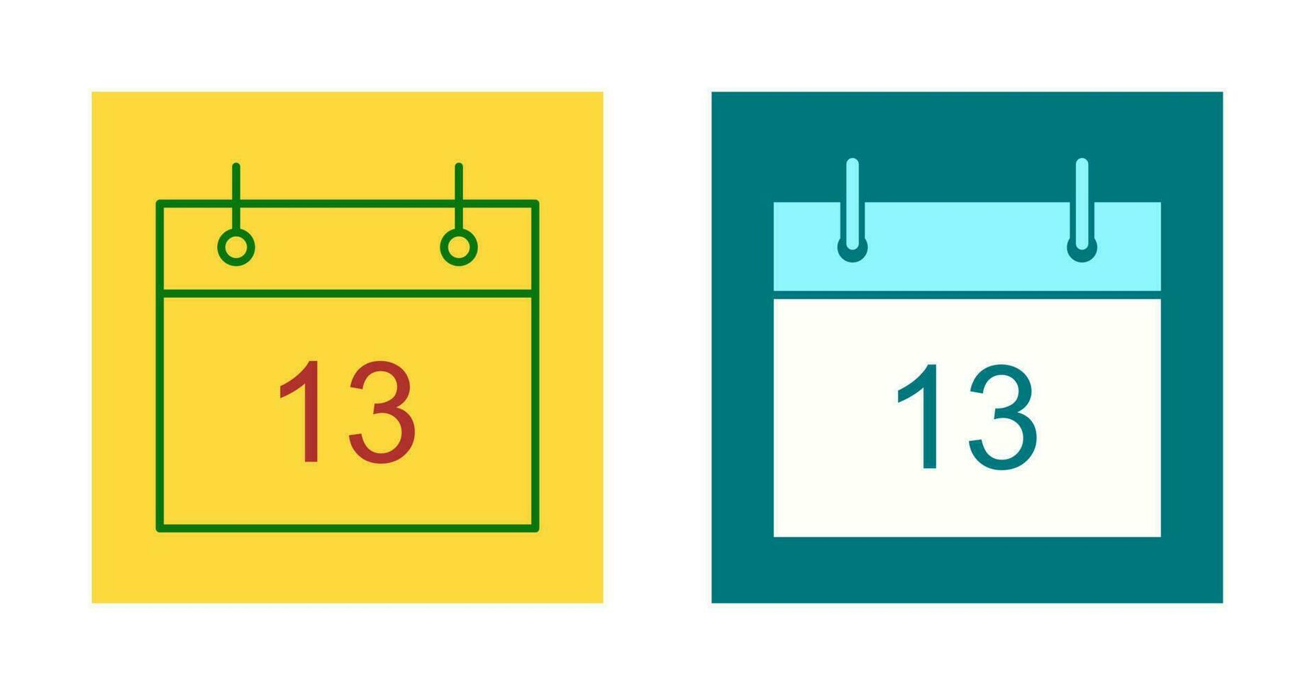 icône de vecteur de date marquée