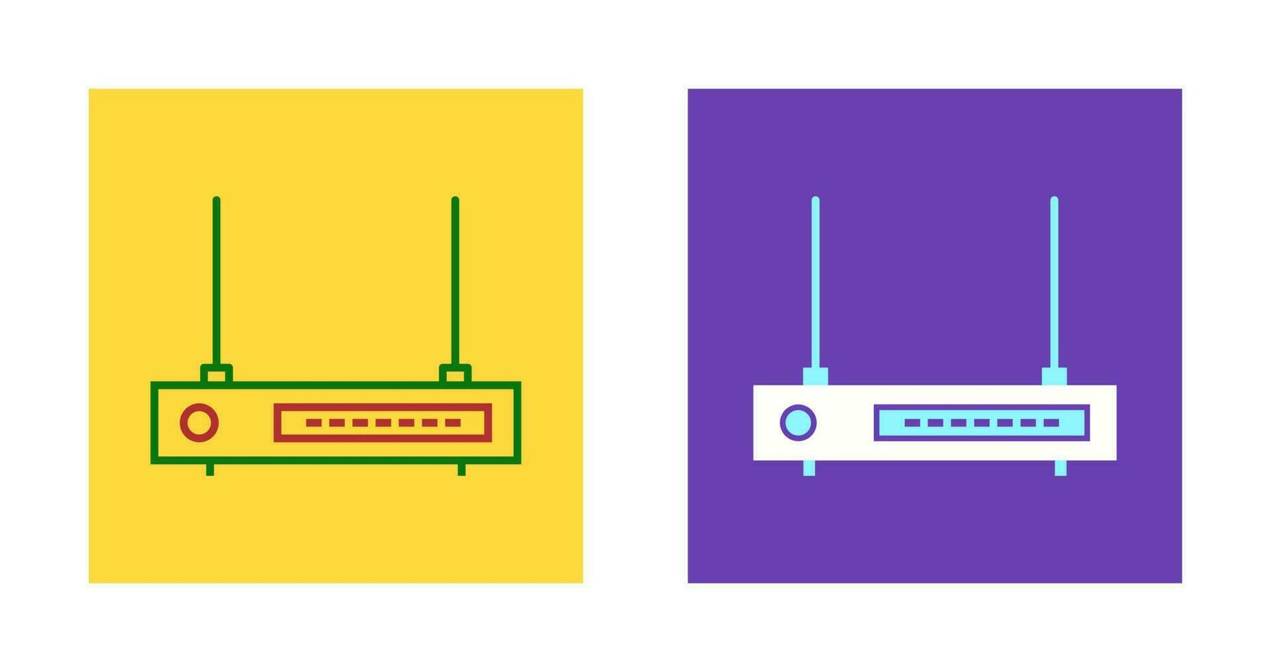 icône de vecteur de routeur wifi