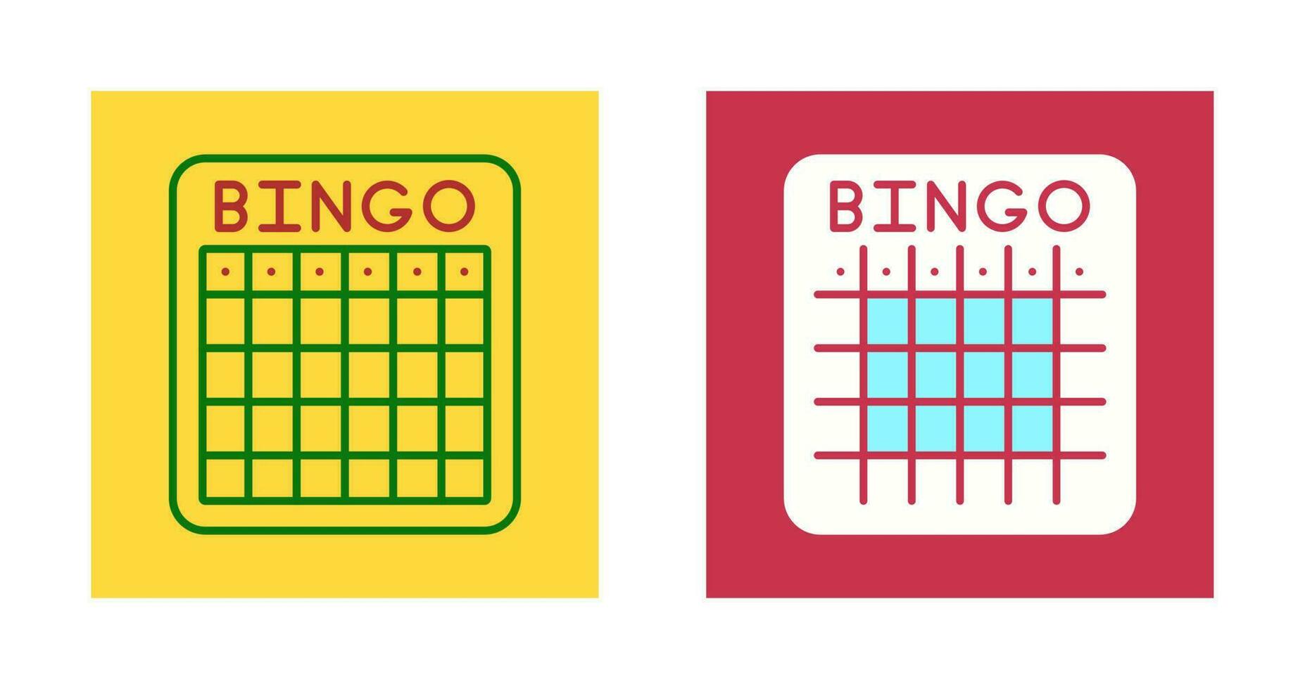 icône de vecteur de bingo