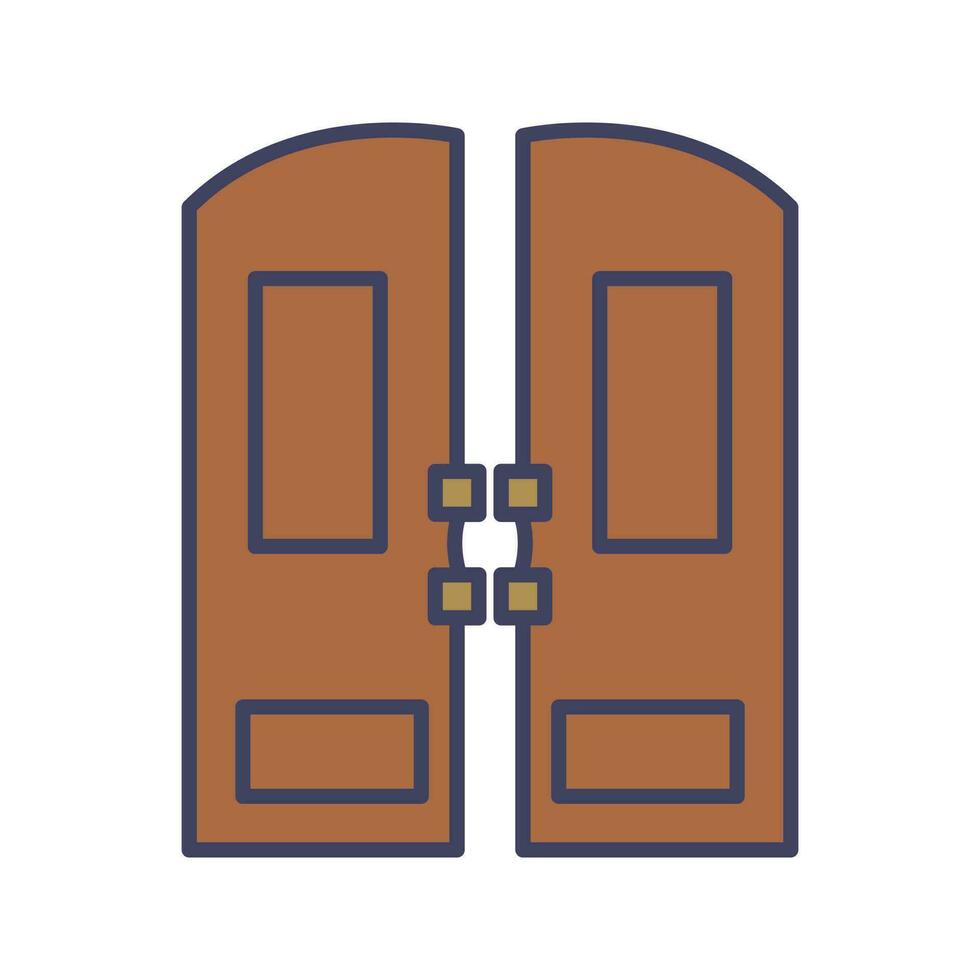 icône de vecteur de portes
