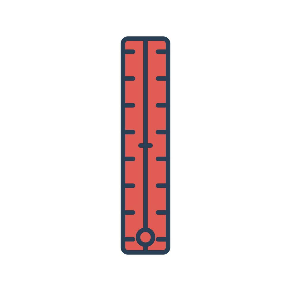 icône de vecteur de thermomètre