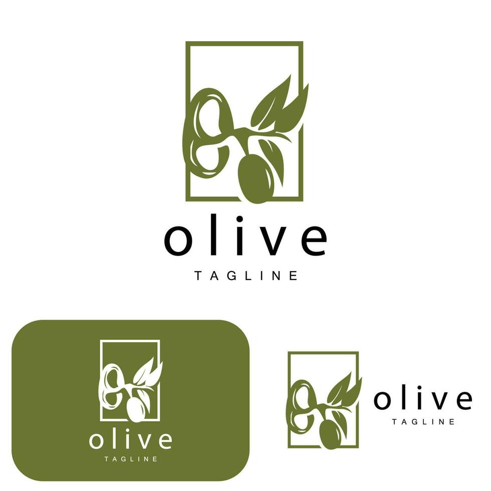 olive logo, olive pétrole plante vecteur, Naturel à base de plantes santé médicament conception, illustration modèle icône vecteur