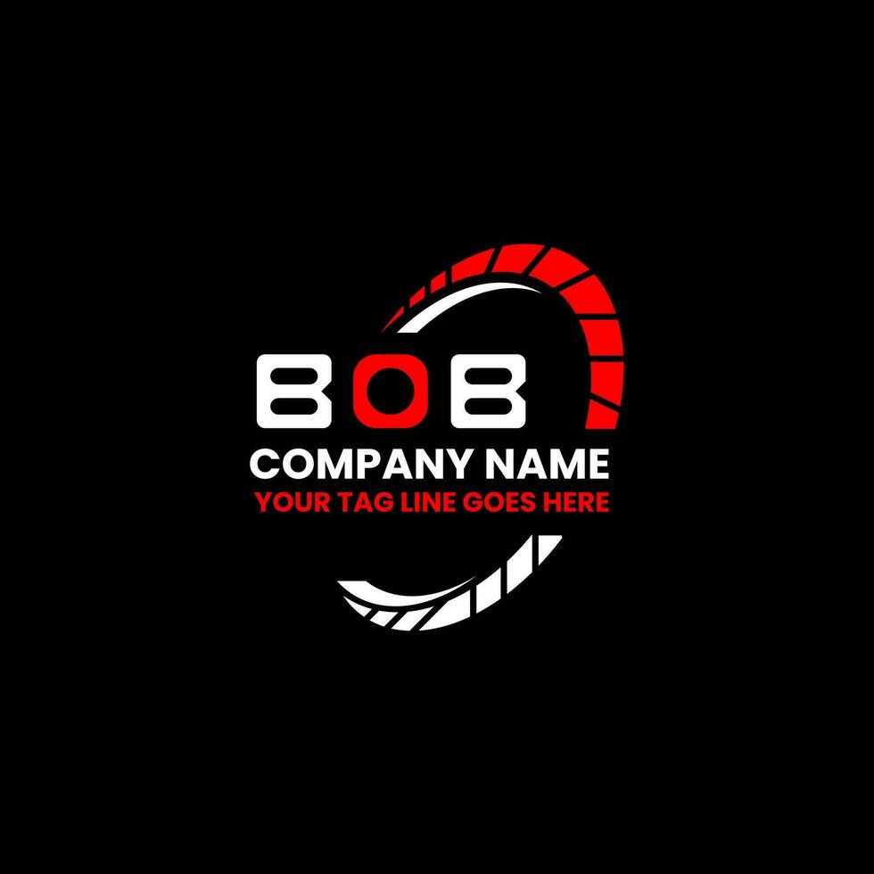 bob lettre logo Créatif conception avec vecteur graphique, bob Facile et moderne logo. bob luxueux alphabet conception