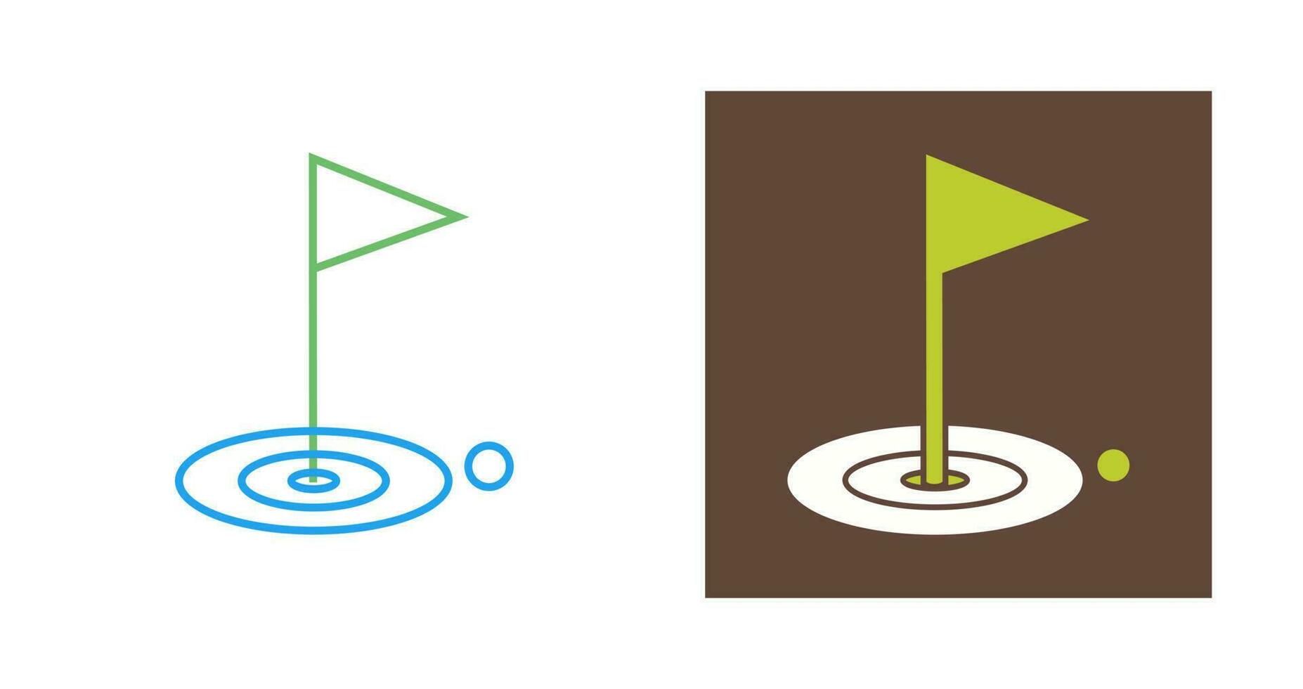 icône de vecteur de golf
