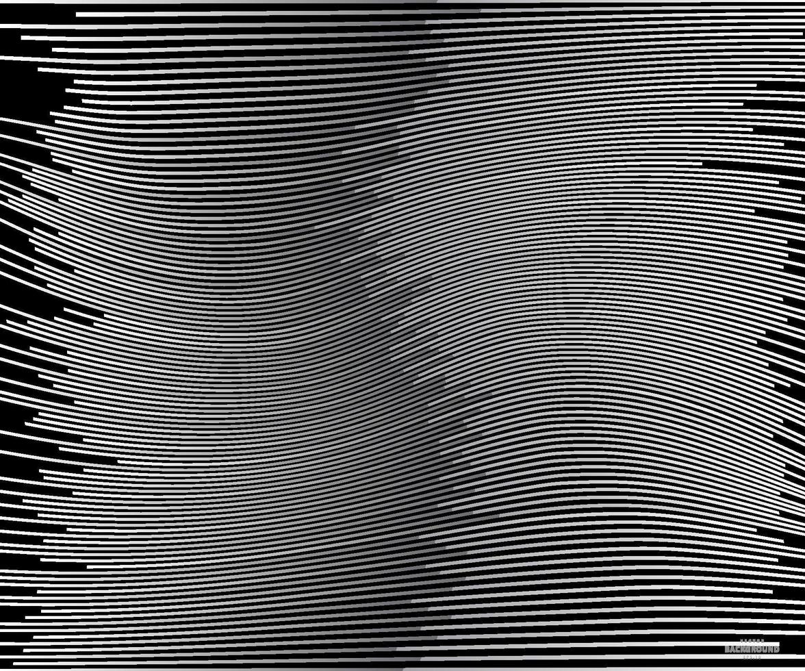 Résumé fond rayé diagonal déformé courbe torsadée tordue oblique conception de lignes ondulées vecteur