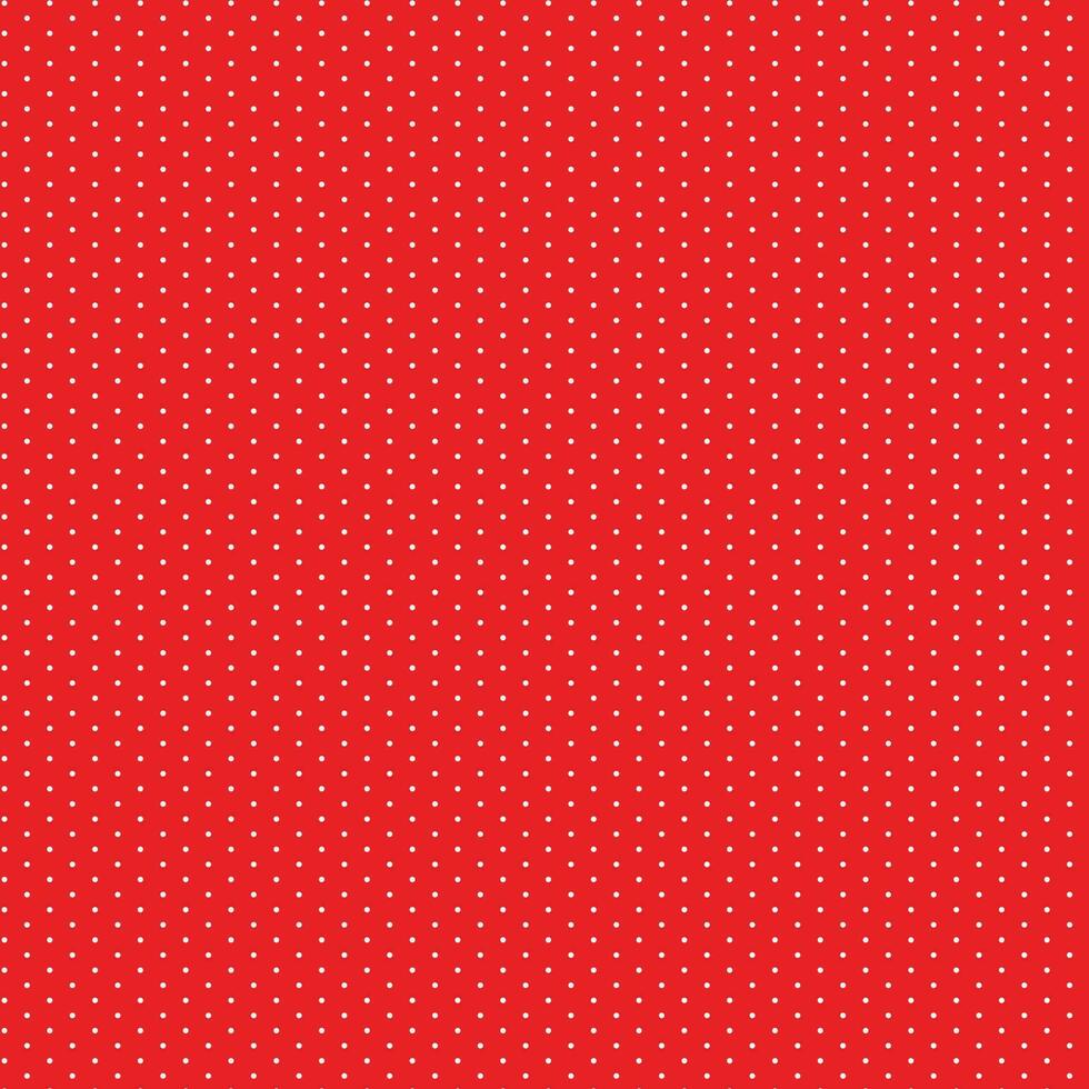 abstrait géométrique blanc polka point modèle avec rouge bg. vecteur
