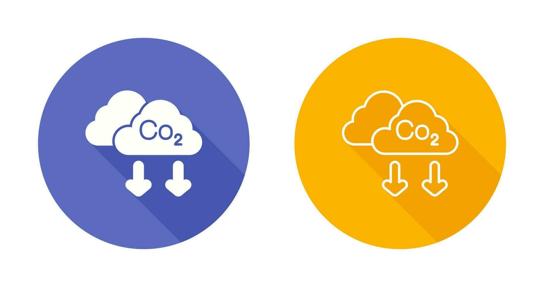 icône de vecteur de co2