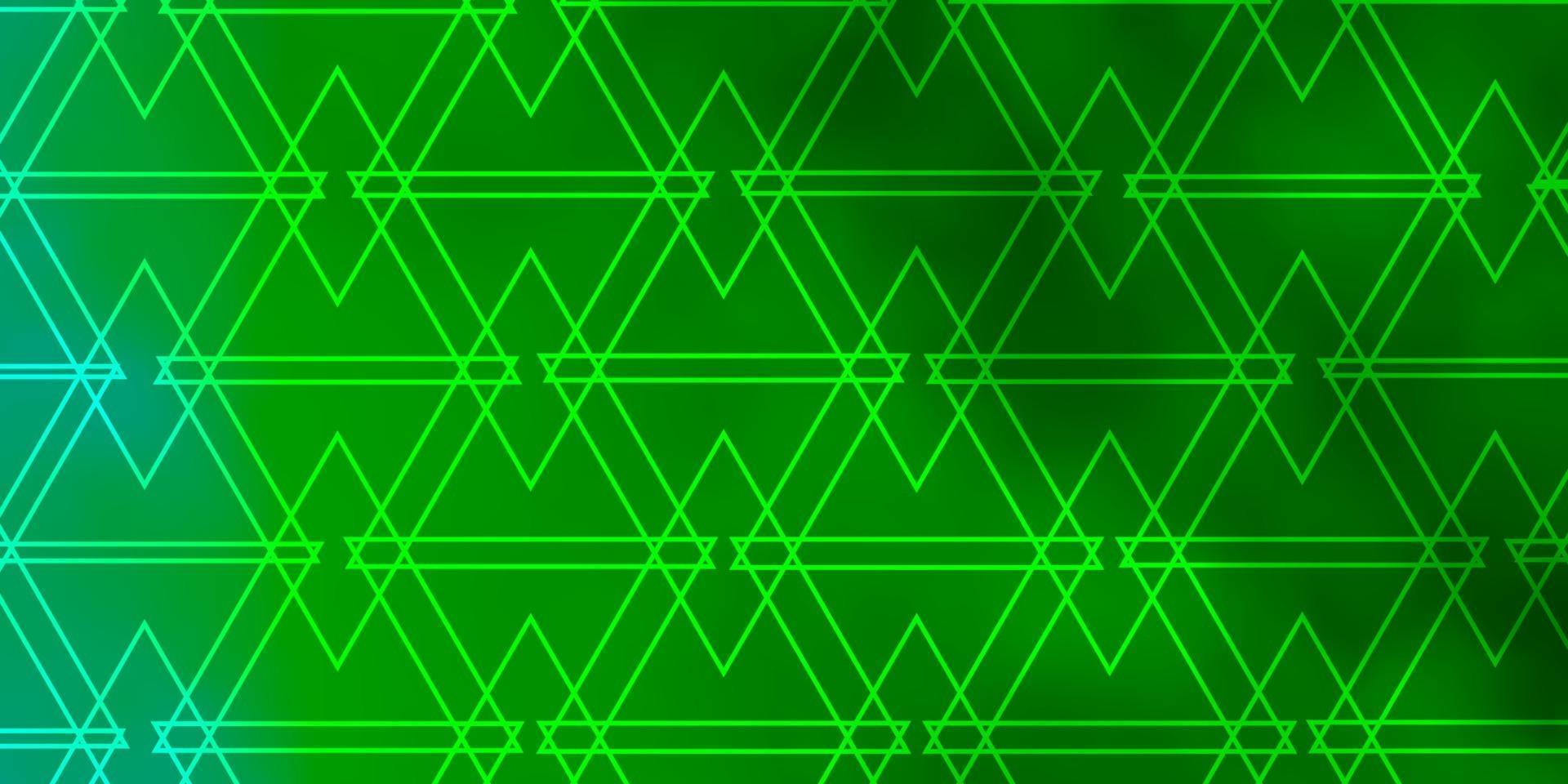 texture vecteur vert clair avec un style triangulaire.