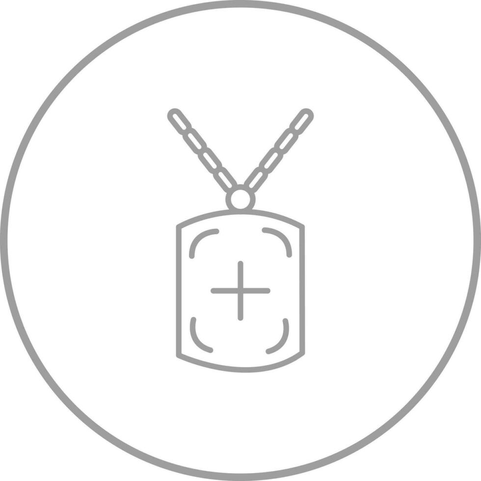 icône de vecteur de chaîne militaire