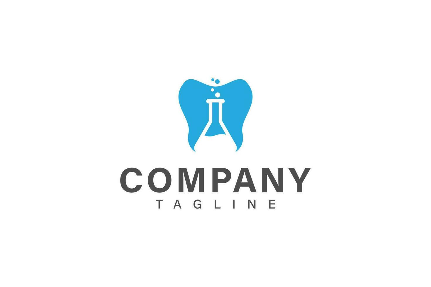 dentaire laboratoire logo conception vecteur