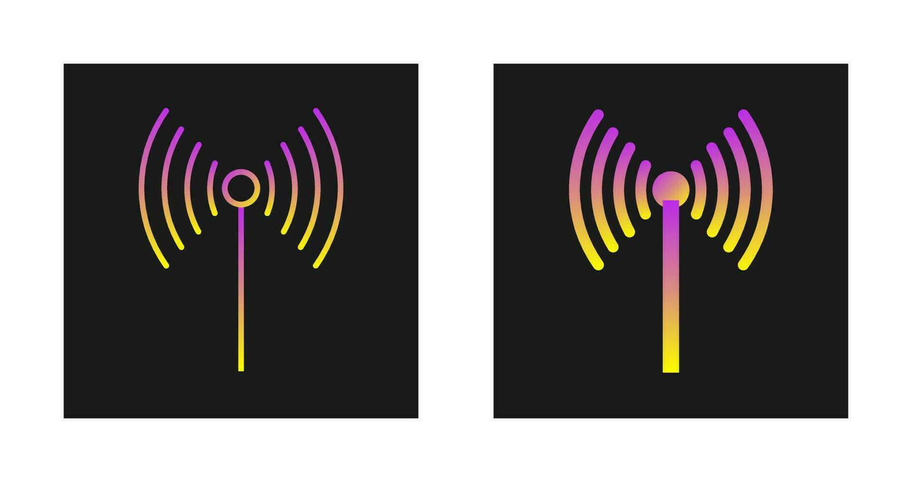 icône de vecteur de signe wifi
