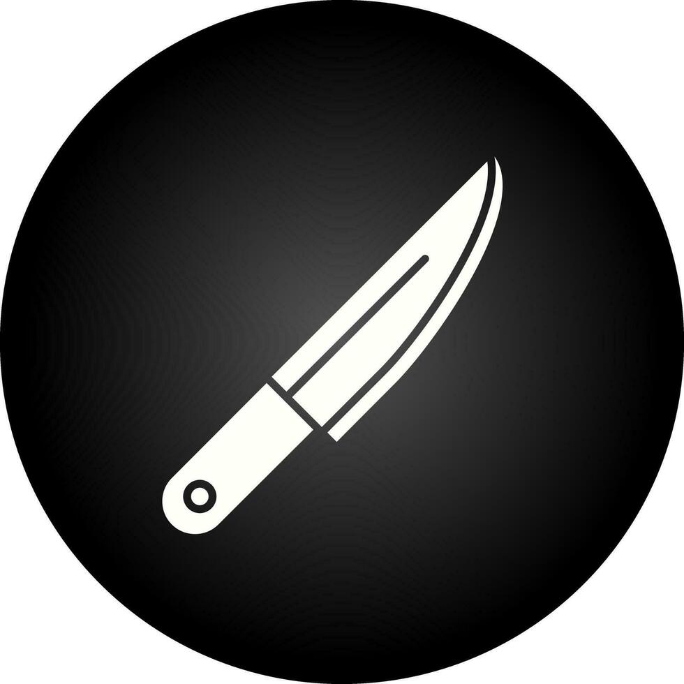 icône de ligne de couteau vecteur