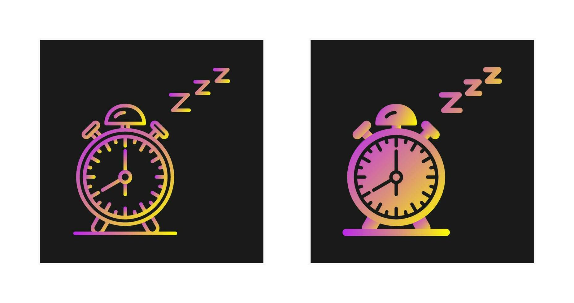 icône de vecteur de temps de sommeil