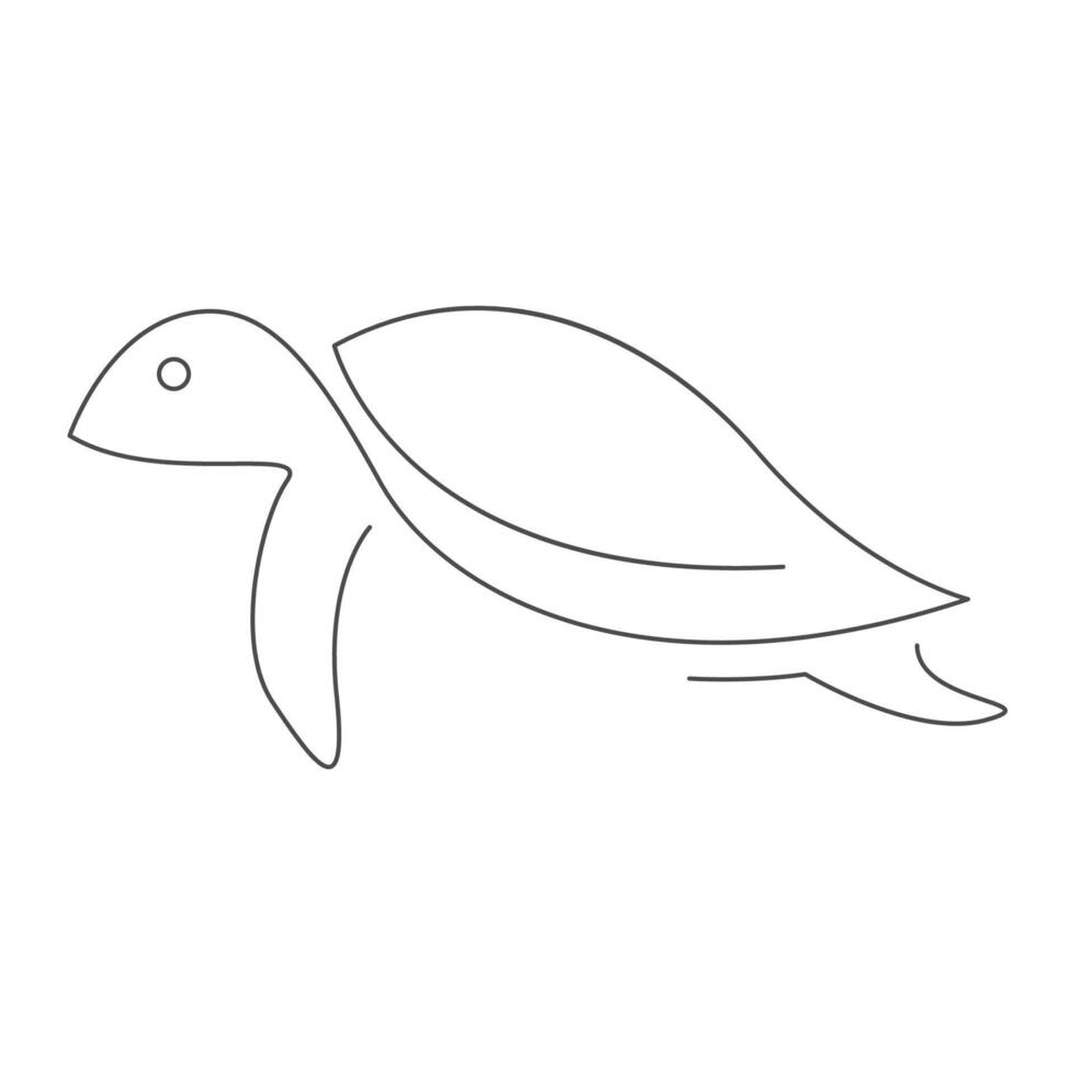 tortue logo icône conception vecteur