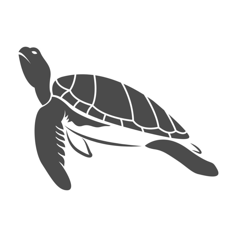 tortue logo icône conception vecteur