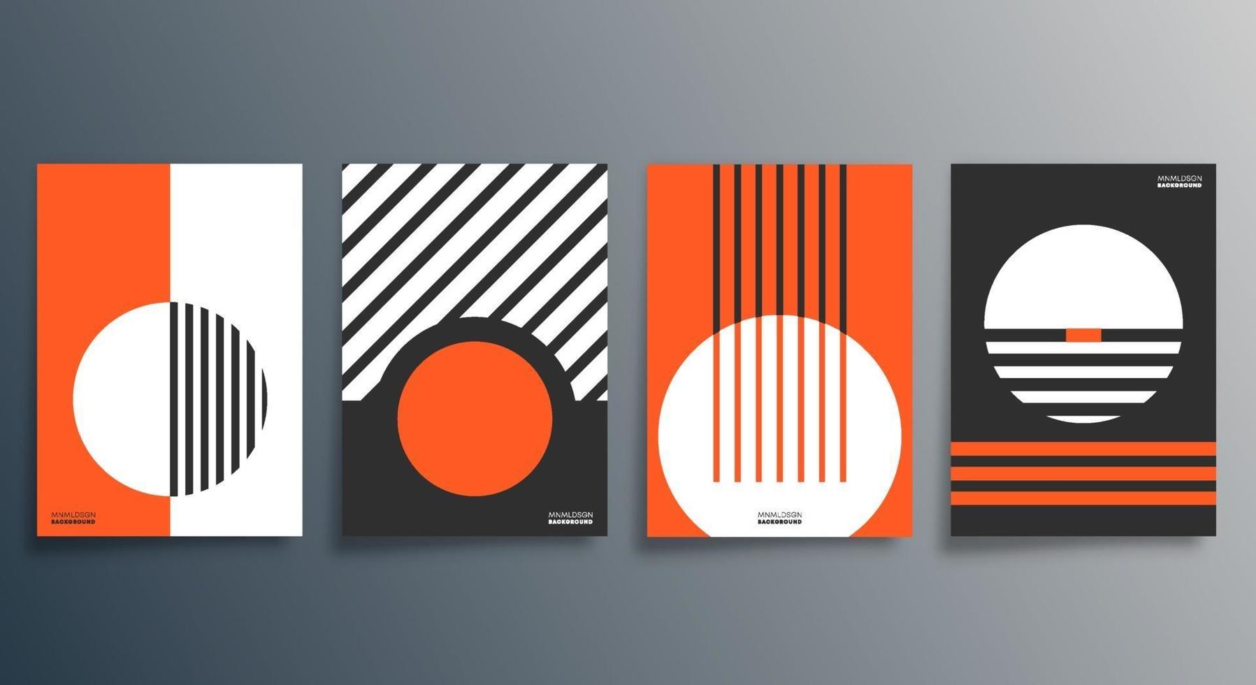 conception minimale géométrique pour flyer affiche brochure couverture fond papier peint typographie ou autres produits d & # 39; impression illustration vectorielle vecteur