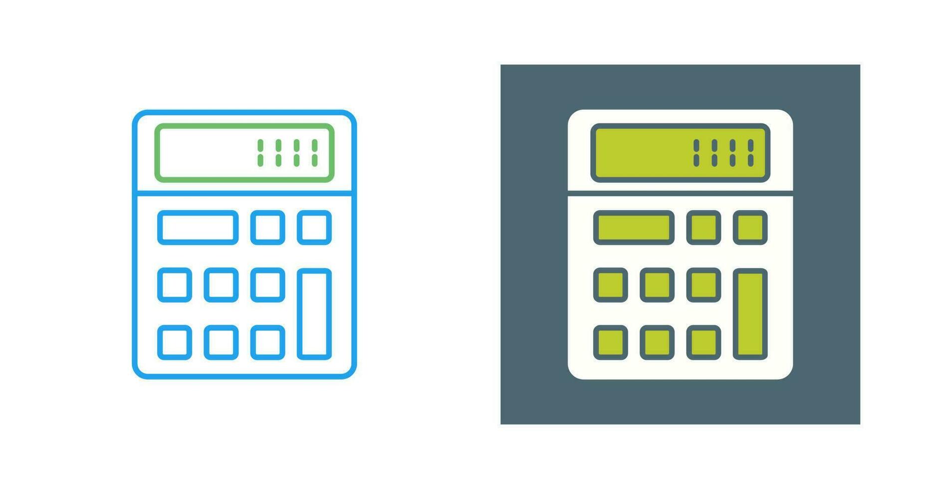 icône de vecteur de calculatrice