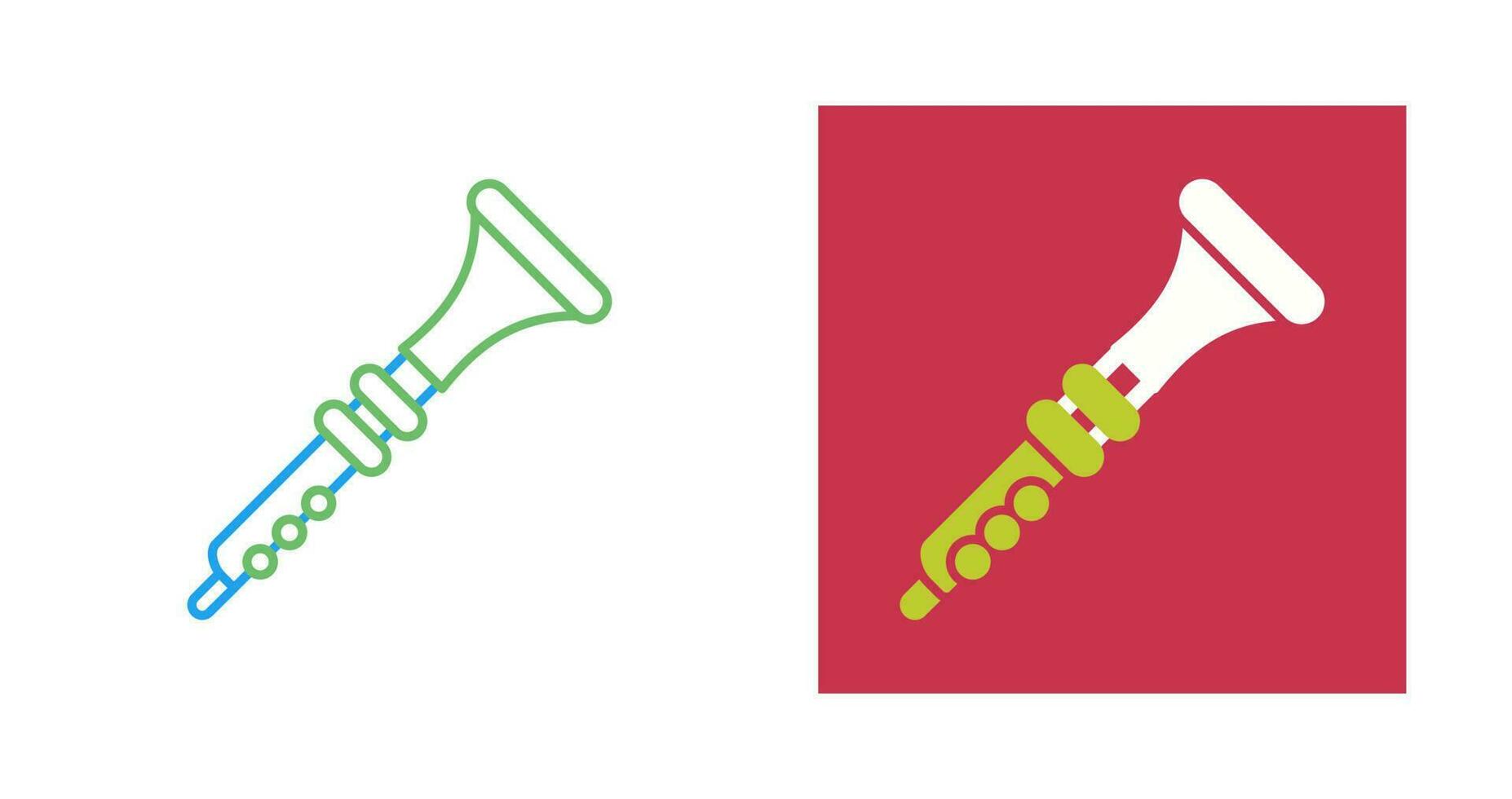 icône de vecteur de didgeridoo