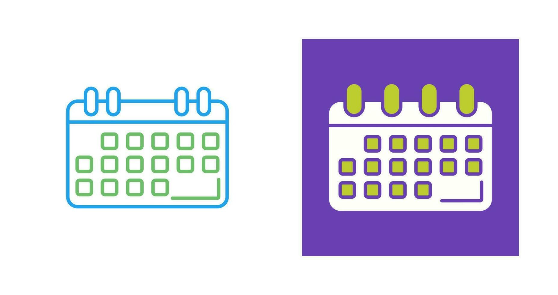 icône de vecteur de calendrier