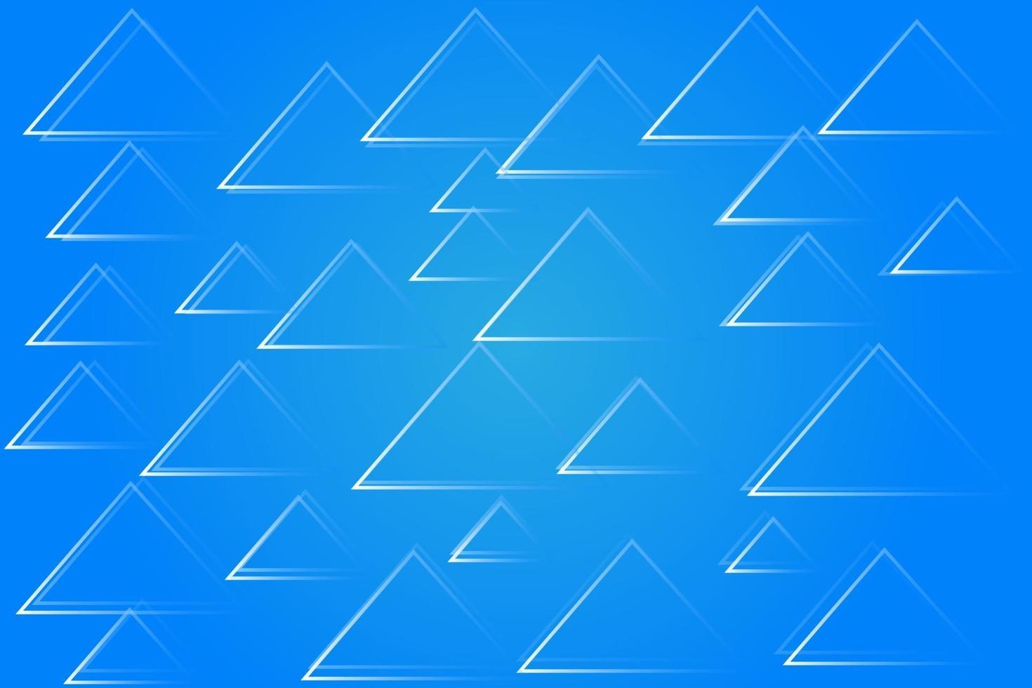 fond abstrait triangle bleu vecteur