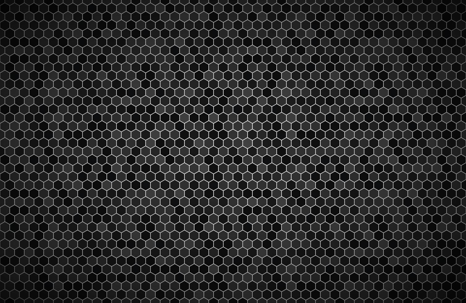 fond d'écran large sombre avec des hexagones avec différents transparents design géométrique noir moderne illustration vectorielle simple vecteur