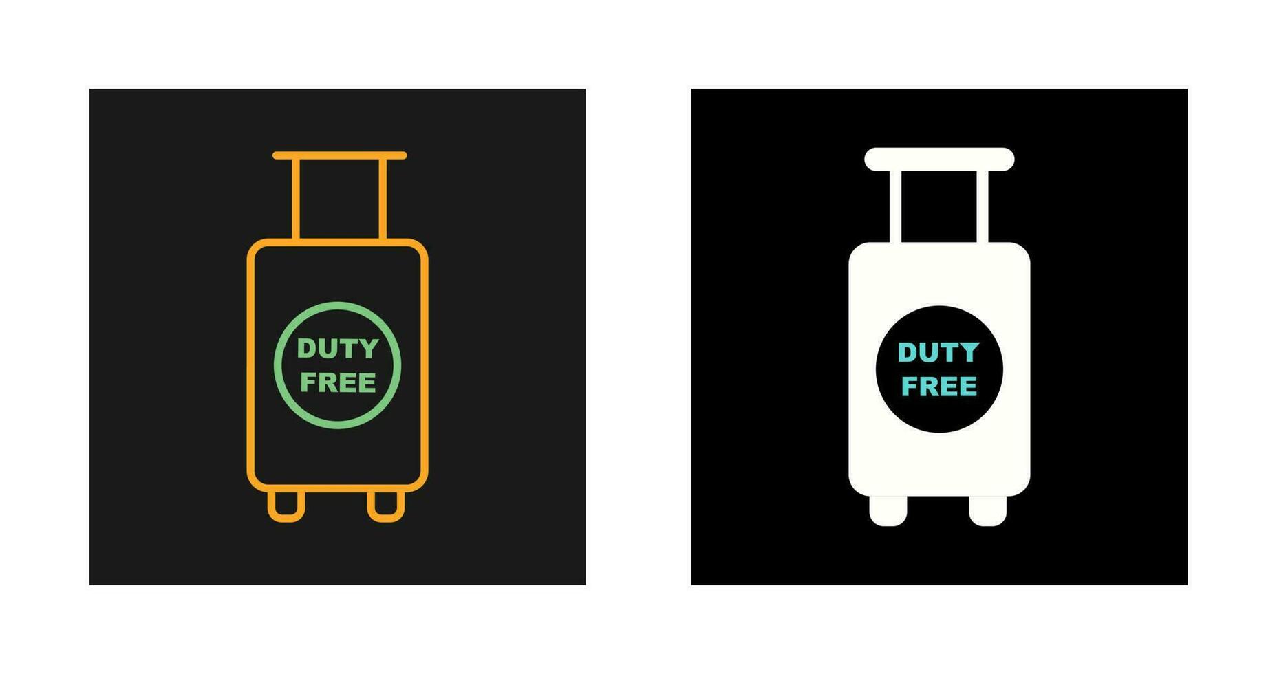 icône de vecteur de bagages en franchise de droits