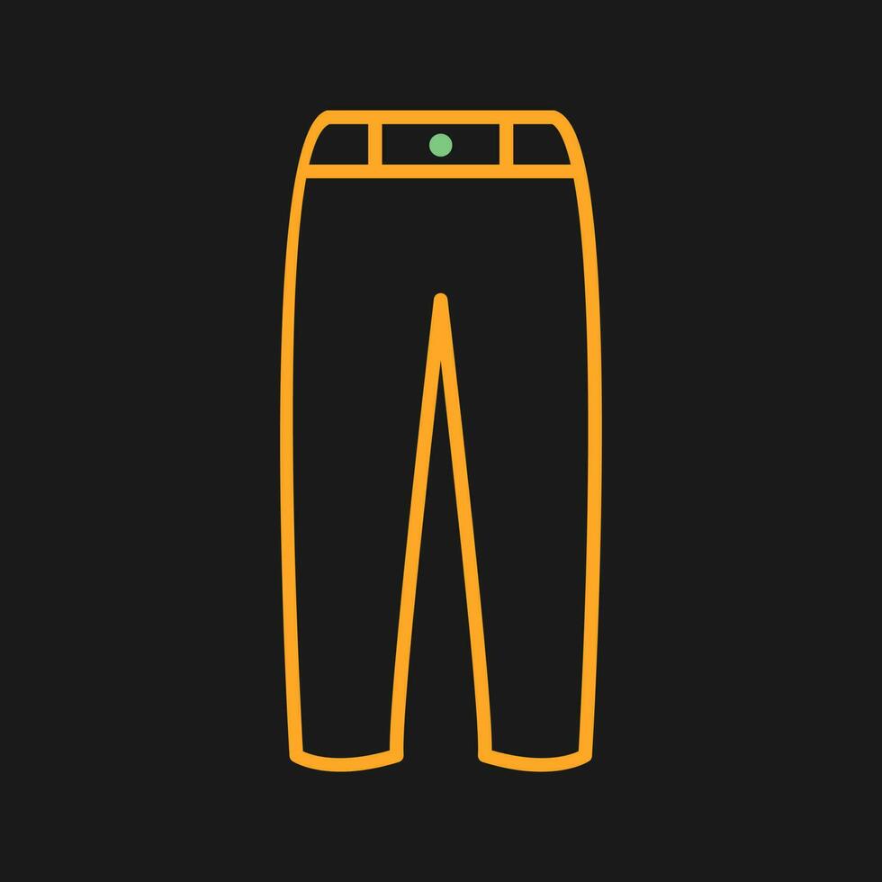 icône de vecteur de pantalon