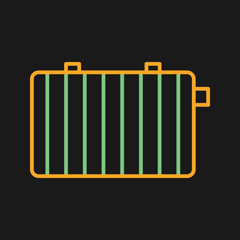 icône de vecteur de radiateur de chaleur