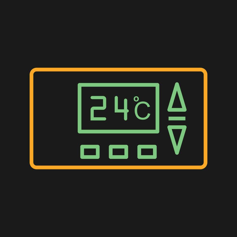 icône de vecteur de thermostat