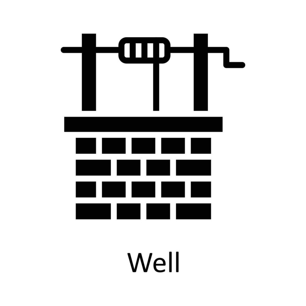 bien vecteur solide icône conception illustration. agriculture symbole sur blanc Contexte eps dix fichier