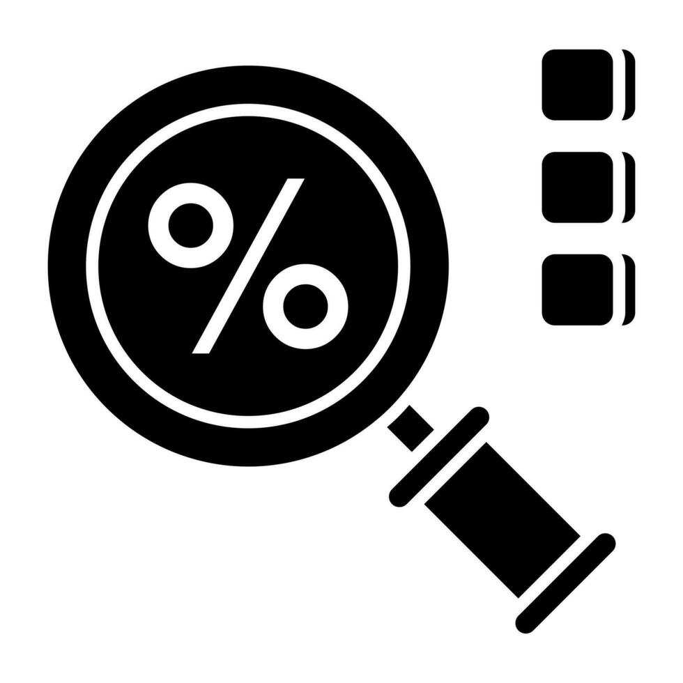 une parfait conception icône de chercher vente vecteur