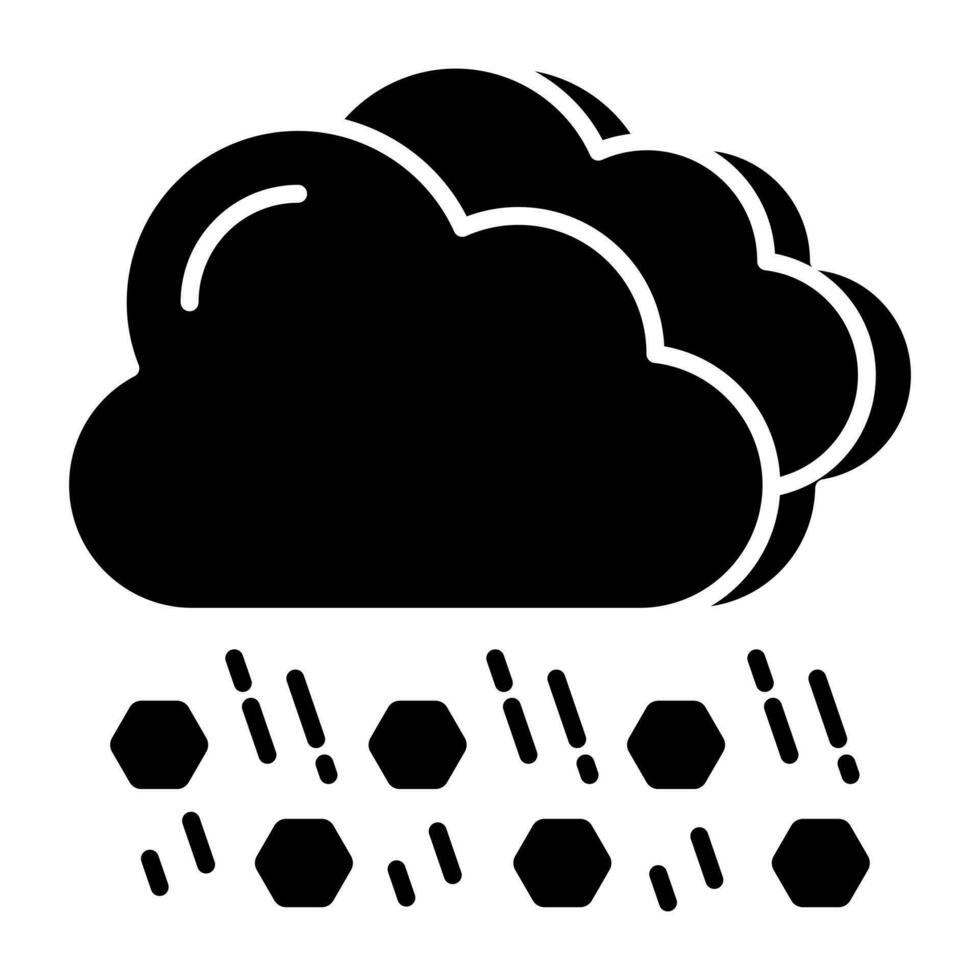 icône de pluie au design parfait vecteur