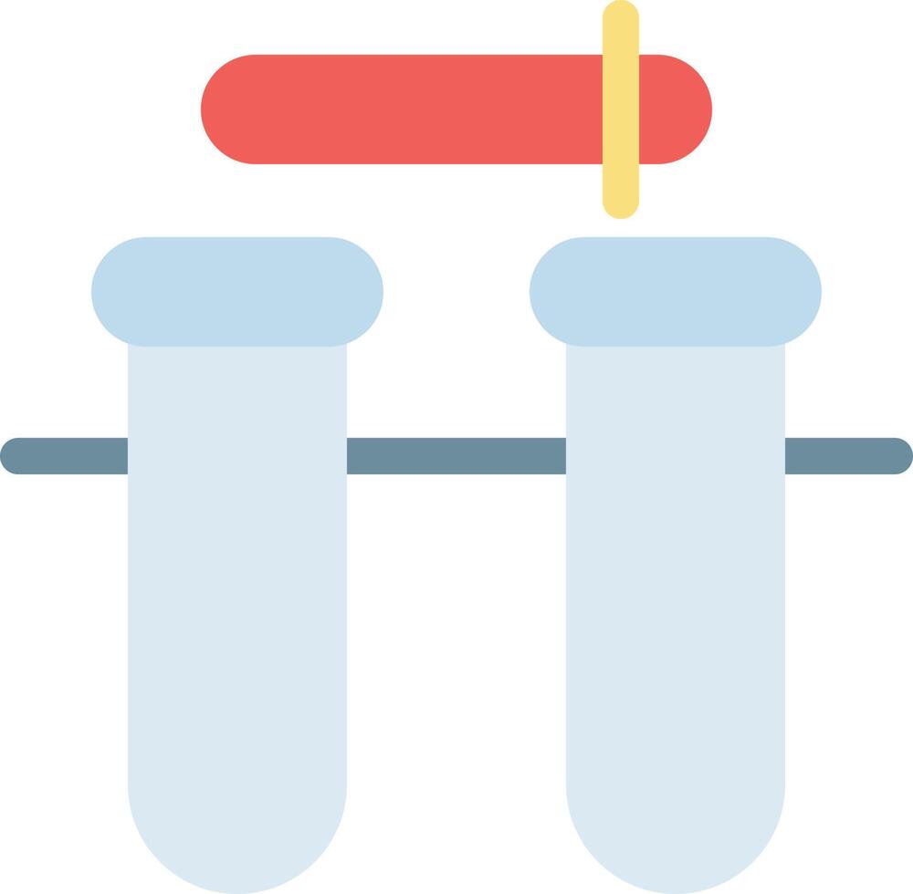 illustration vectorielle de tube à essai sur fond. symboles de qualité premium. icônes vectorielles pour le concept et la conception graphique. vecteur