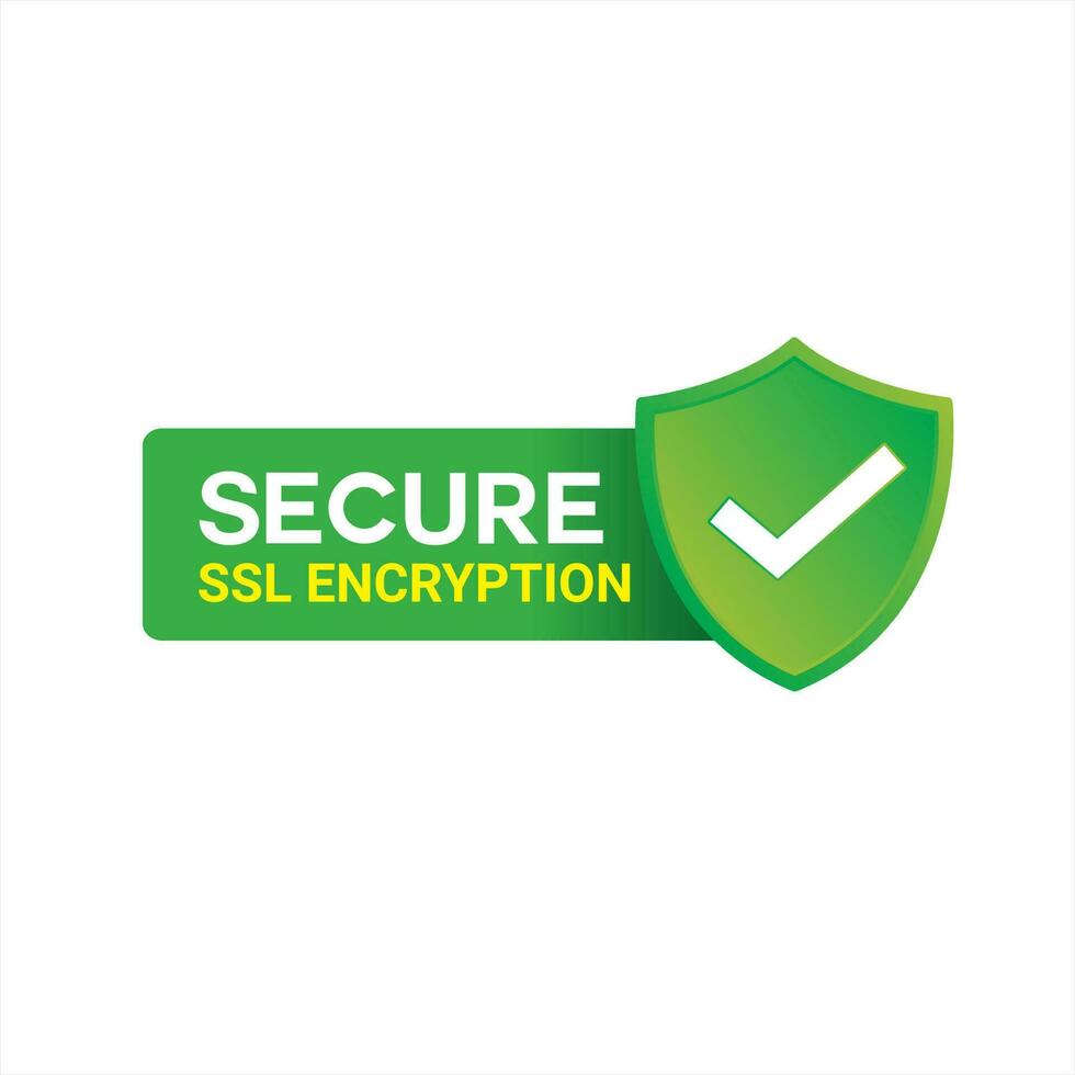 sécurise ssl chiffrement logo, sécurise lien icône vecteur illustration, ssl certificat icône, sécurise ssl chiffrement vecteur illustration. logo conception