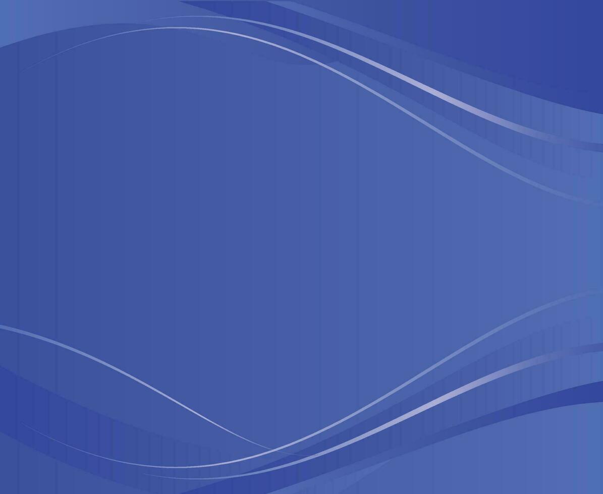 bleu courbe Cadre abstrait Contexte vecteur