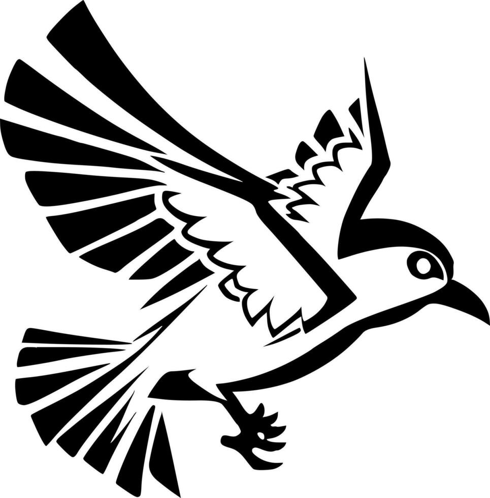 oiseau icône logo vecteur