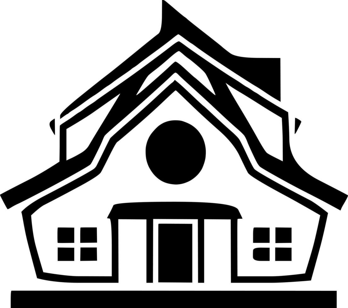 logo de l'icône de la maison vecteur